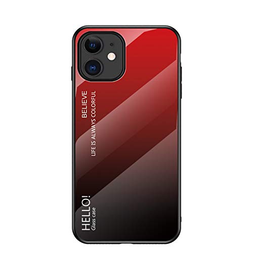 Custodia® Farbverlauf Anti-Kratzer Glas Hülle Kompatibel für Apple iPhone 12 (4) von Custodia