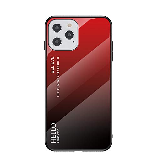 Custodia® Farbverlauf Anti-Kratzer Glas Hülle Kompatibel für Apple iPhone 12 Pro (4) von Custodia