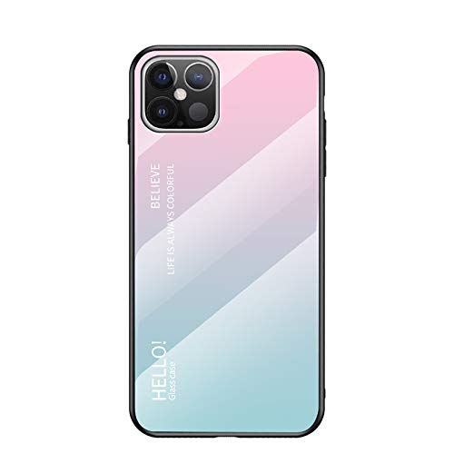 Custodia® Farbverlauf Anti-Kratzer Glas Hülle Kompatibel für Apple iPhone 12 Pro Max (1) von Custodia