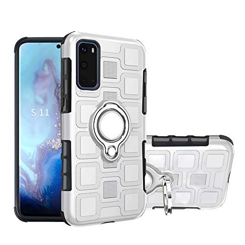 Custodia® Firmness Smartphone-Hülle mit Ring kompatibel für Samsung Galaxy S20 Plus (2) von Custodia