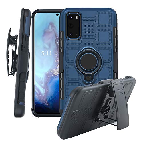 Custodia® Firmness Smartphone-Hülle mit Ring kompatibel für Samsung Galaxy S20 Plus (5) von Custodia