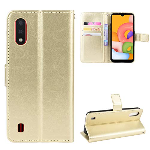 Custodia® Flip Wallet Case für Samsung Galaxy A01, 3, Samsung Galaxy A01 von Custodia