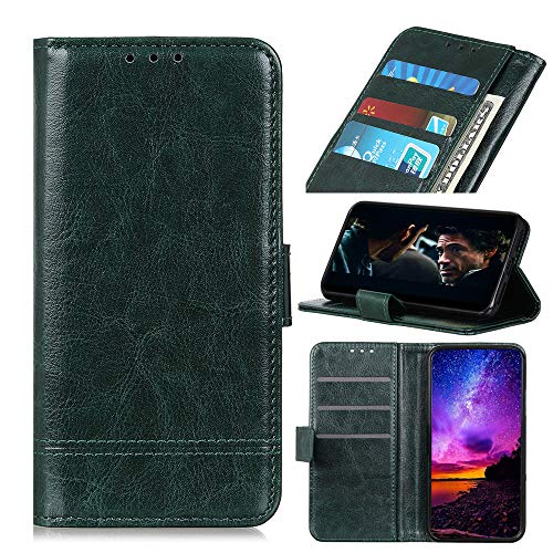 Custodia® Flip Wallet Case für Sony Xperia 5, grün, Sony Xperia 5 von Custodia