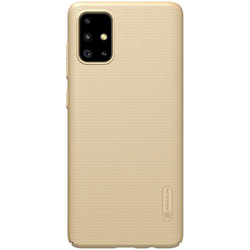 Custodia® Härtegrad Smartphone Hülle + 1 Ständer kompatibel für Samsung Galaxy A71, Gold, Samsung Galaxy A71 von Custodia