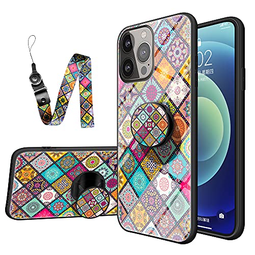 Custodia® Lanyard + Halterung Glas Hülle Anti-Kratzer Kompatibel für Apple iPhone 13 Pro (2) von Custodia