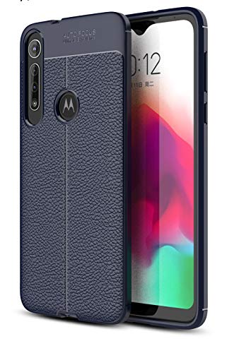Custodia® Smartphone Hülle für Motorola Moto G8 Play, dunkelblau, Motorola Moto G8 Play von Custodia