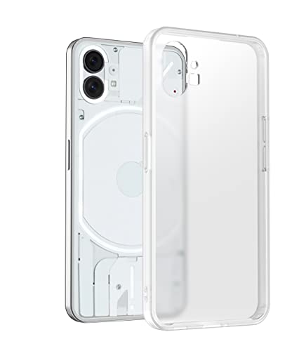 Custodia Frosted Translucent Hülle für Phone 1 Slim Handyhülle Hard PC Bumper Case Kompatibel für Nothing Phone 1(1) von Custodia