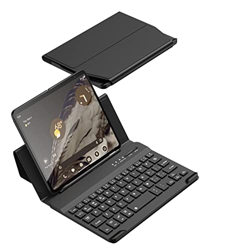 Custodia Hülle für Pixel Fold Tastatur + Klapphüllen Magnetic + Pen Slot,Keyboard Case Set für Google Pixel Fold(10) von Custodia