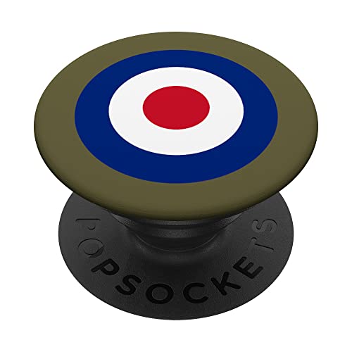 Britisches RAF Rondell - Air Force Royal OD Green PopSockets mit austauschbarem PopGrip von Custom Army Designs