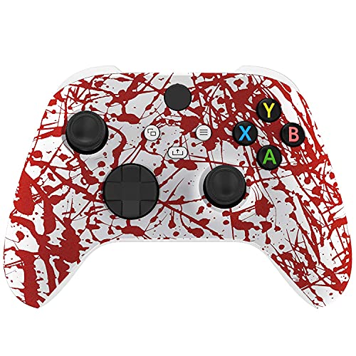 Custom Controllerzz Drahtloser Controller für Microsoft Xbox Serie X/S & Xbox One – Custom Xbox Serie X/S (X/S Blood Splatter) von Custom Controllerzz