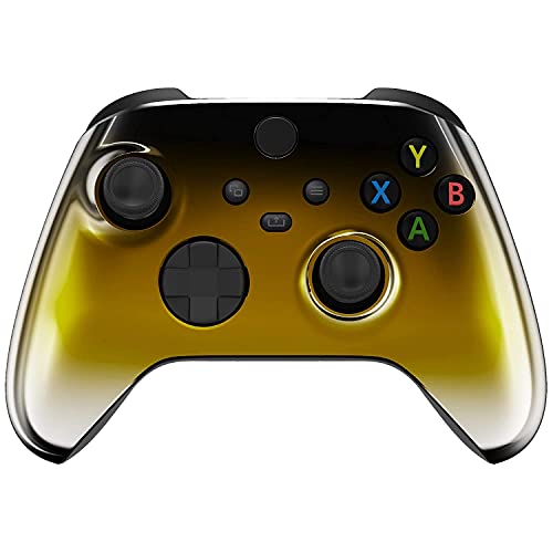 Custom Controllerzz Drahtloser Controller für Microsoft Xbox Serie X/S & Xbox One – Custom Xbox Serie X/S (X/S Gold Fade) von Custom Controllerzz