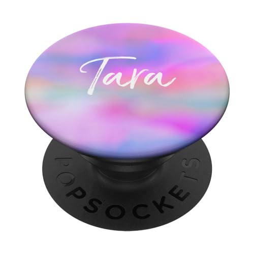 Tara Name personalisiertes Mädchen individuelles Frauen süßes schwarzes Geschenk PopSockets mit austauschbarem PopGrip von Custom Name Gifts Tags for Women