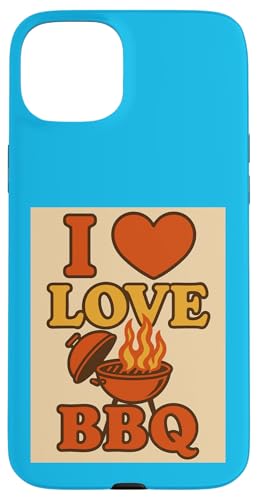 Ich liebe BBQ Cooking Grill, lustiges Geschenk Hülle für iPhone 15 Plus Ich liebe BBQ Cooking Grill, lustiges Geschenk Hülle für iPhone 15 Plus von Custom Print Me