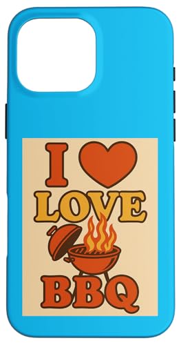 Ich liebe BBQ Cooking Grill, lustiges Geschenk Hülle für iPhone 16 Pro Max Ich liebe BBQ Cooking Grill, lustiges Geschenk Hülle für iPhone 16 Pro Max von Custom Print Me