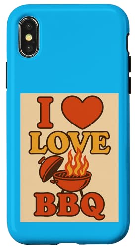 Ich liebe BBQ Cooking Grill, lustiges Geschenk Hülle für iPhone X/XS Ich liebe BBQ Cooking Grill, lustiges Geschenk Hülle für iPhone X/XS von Custom Print Me