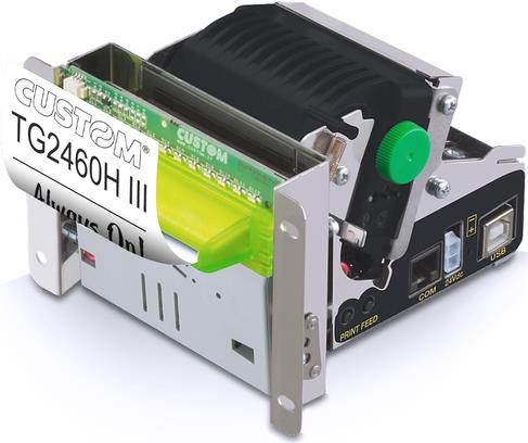 CUSTOM TG2460HIII 203 x 203 DPI Kabelgebunden Thermodruck POS-Drucker (915CG060100300) von Custom