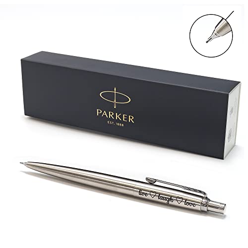 Personalisierter Parker Jotter Druckbleistift + Geschenkbox | Schaffen Sie ein ganz einzigartiges Geschenk | Lasergravur von CustomDesign.Shop