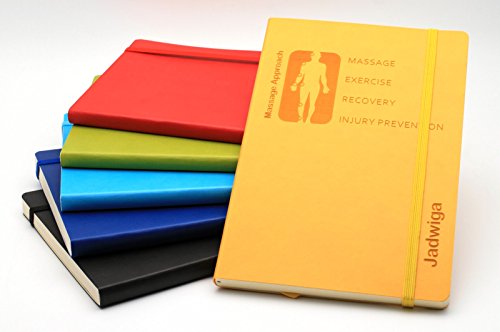 Personalisierter Softcover-Notizbuch | Schaffen Sie ein ganz einzigartiges Geschenk | Lasergravierte Geschenkidee (Gelb) von CustomDesign.Shop