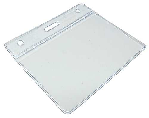 Customcard ltd Transparente Ausweistasche aus Kunststoff (Größe 60 x 90 mm) 50 Stück von Customcard ltd