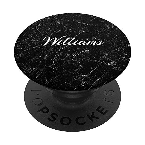 Williams Personalisierter Familienname, personalisierbar, für Männer und Frauen PopSockets mit austauschbarem PopGrip von Customized Names Gifts By MWS