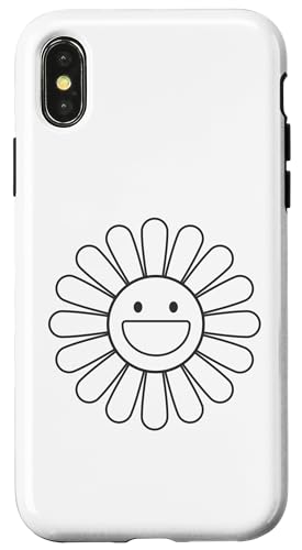 70er Jahre Lächeln Gesicht Blumenhemd Happy Peace Smiling Face Flower Hülle für iPhone X/XS 70er Jahre Lächeln Gesicht Blumenhemd Happy Peace Smiling Face Flower Hülle für iPhone X/XS von Cute 80s Smile Happy Tee