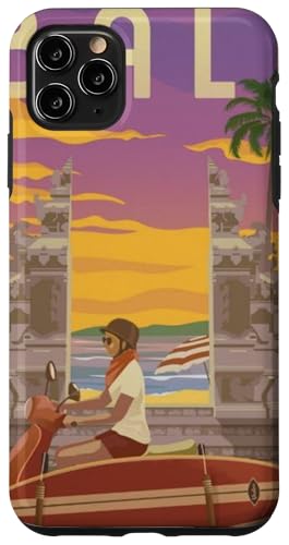 Bali Sunset Adventure Ride the Waves mit Stil, Geschenk für Reisende Hülle für iPhone 11 Pro Max von Cute Accessories Art Gifts for Women and Men