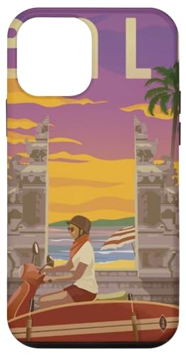 Bali Sunset Adventure Ride the Waves mit Stil, Geschenk für Reisende Hülle für iPhone 12 mini von Cute Accessories Art Gifts for Women and Men