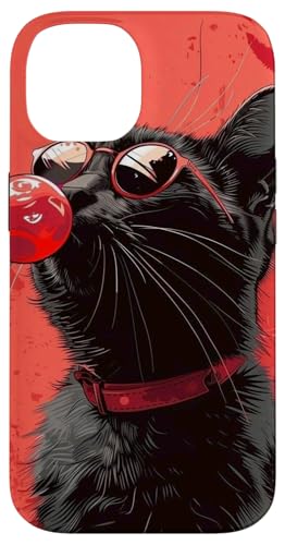 Coole lustige schwarze stilvolle Katze mit Sonnenbrille und rotem Lutscher Hülle für iPhone 14 Coole lustige schwarze stilvolle Katze mit Sonnenbrille und rotem Lutscher Hülle für iPhone 14 von Cute Accessories Art Gifts for Women and Men