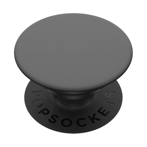 Phantom Dunkelgrau, Grau Ästhetisches Zubehör PopSockets mit austauschbarem PopGrip von Cute Accessories Art Gifts for Women and Men