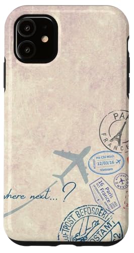 Reisender, Backpacker, Weltentdecker, Abenteuer, Urlaub, Wandern Hülle für iPhone 11 von Cute Accessories Art Gifts for Women and Men