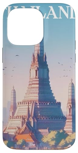 Reisender Backpacker World Adventurer Wander Bangkok Thailand Hülle für iPhone 14 Pro Max von Cute Accessories Art Gifts for Women and Men