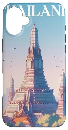Reisender Backpacker World Adventurer Wander Bangkok Thailand Hülle für iPhone 16 Plus von Cute Accessories Art Gifts for Women and Men