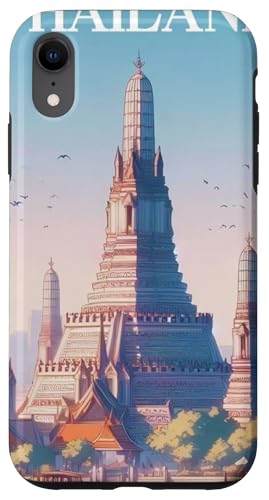 Reisender Backpacker World Adventurer Wander Bangkok Thailand Hülle für iPhone XR von Cute Accessories Art Gifts for Women and Men