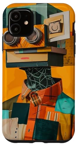 Retro Futuristischer Roboter Pop Art kräftige Farben gelber Hintergrund Hülle für iPhone 11 Retro Futuristischer Roboter Pop Art kräftige Farben gelber Hintergrund Hülle für iPhone 11 von Cute Accessories Art Gifts for Women and Men