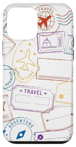 Rucksackreisender Wanderlust World Explorer Adventure Hülle für iPhone 12 mini von Cute Accessories Art Gifts for Women and Men