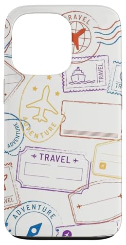 Rucksackreisender Wanderlust World Explorer Adventure Hülle für iPhone 13 Pro von Cute Accessories Art Gifts for Women and Men