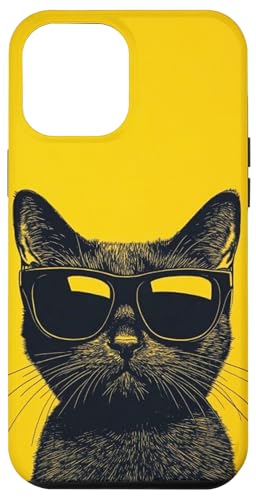 Süße lustige Katzen Kitty Urlaub Katze Sonnenbrille Hülle für iPhone 12 Pro Max von Cute Accessories Art Gifts for Women and Men