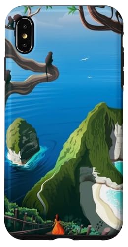 Tropical Monkeys Ocean Cliff Path Adventure Bali Nusa Penida Hülle für iPhone XS Max Tropical Monkeys Ocean Cliff Path Adventure Bali Nusa Penida Hülle für iPhone XS Max von Cute Accessories Art Gifts for Women and Men
