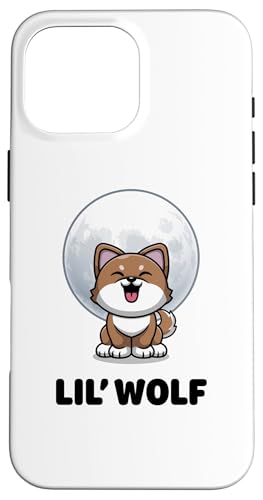 Lil' Wolf Niedliche süße süße Kawaii-Wolfstiere kleiner Wolf Hülle für iPhone 16 Pro Max von Cute Adorable Funny Kawaii Animals Lifestyle