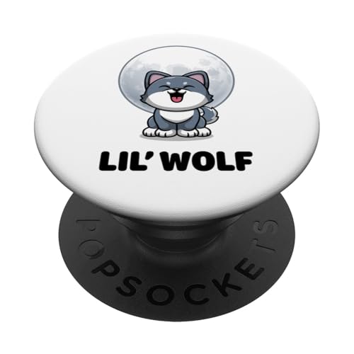 Lil' Wolf Niedliche süße süße Kawaii-Wolfstiere kleiner Wolf PopSockets Klebender PopGrip Lil' Wolf Niedliche süße süße Kawaii-Wolfstiere kleiner Wolf PopSockets Klebender PopGrip von Cute Adorable Funny Kawaii Animals Lifestyle