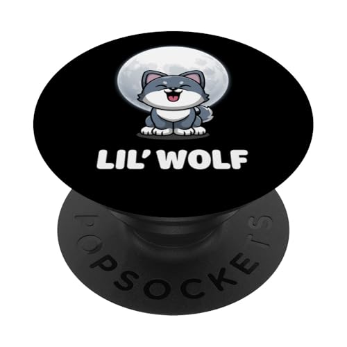 Lil' Wolf Niedliche süße süße Kawaii-Wolfstiere kleiner Wolf PopSockets Klebender PopGrip Lil' Wolf Niedliche süße süße Kawaii-Wolfstiere kleiner Wolf PopSockets Klebender PopGrip von Cute Adorable Funny Kawaii Animals Lifestyle