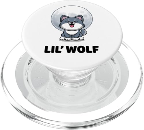 Lil' Wolf Niedliche süße süße Kawaii-Wolfstiere kleiner Wolf PopSockets PopGrip für MagSafe Lil' Wolf Niedliche süße süße Kawaii-Wolfstiere kleiner Wolf PopSockets PopGrip für MagSafe von Cute Adorable Funny Kawaii Animals Lifestyle