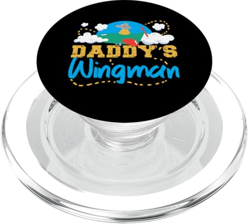 Daddy's Wingman Flugzeug-Design für Kinder PopSockets PopGrip für MagSafe Daddy's Wingman Flugzeug-Design für Kinder PopSockets PopGrip für MagSafe von Cute Airplane Designs For Girls And Boys
