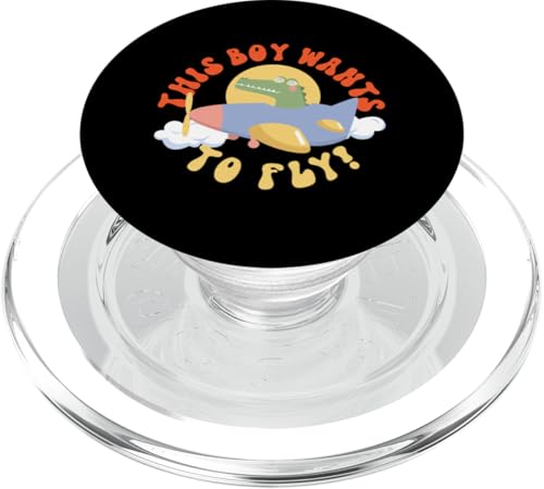 Dieser Junge will fliegen! Urlaubsdesign für Kinder PopSockets PopGrip für MagSafe Dieser Junge will fliegen! Urlaubsdesign für Kinder PopSockets PopGrip für MagSafe von Cute Airplane Designs For Girls And Boys