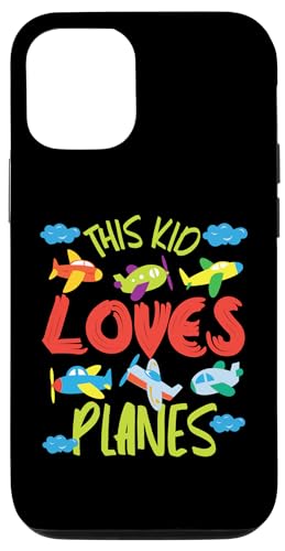 Dieses Kind liebt fliegende Flugzeuge Hülle für iPhone 12/12 Pro von Cute Airplane Designs For Girls And Boys