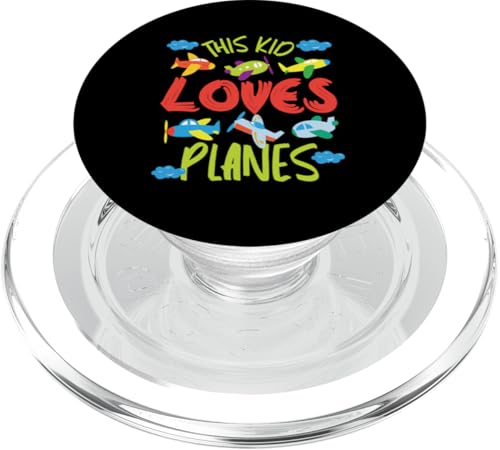Dieses Kind liebt fliegende Flugzeuge PopSockets PopGrip für MagSafe Dieses Kind liebt fliegende Flugzeuge PopSockets PopGrip für MagSafe von Cute Airplane Designs For Girls And Boys