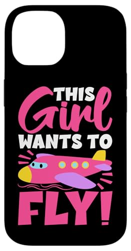Dieses Mädchen will fliegen! Flughafen-Design für Kinder Hülle für iPhone 14 von Cute Airplane Designs For Girls And Boys
