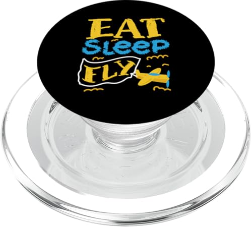 Essen, Schlafen, Fliegen für Kinder PopSockets PopGrip für MagSafe Essen, Schlafen, Fliegen für Kinder PopSockets PopGrip für MagSafe von Cute Airplane Designs For Girls And Boys