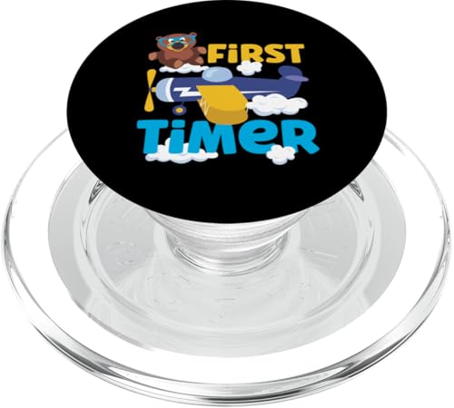 First Timer Flugzeug fliegen für Kinder PopSockets PopGrip für MagSafe First Timer Flugzeug fliegen für Kinder PopSockets PopGrip für MagSafe von Cute Airplane Designs For Girls And Boys