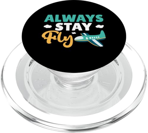 Flugzeug: Always Stay Fly PopSockets PopGrip für MagSafe von Cute Airplane Designs For Girls And Boys